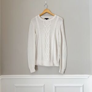 Tommy Hilfiger cable knit sweater cream off white size large
